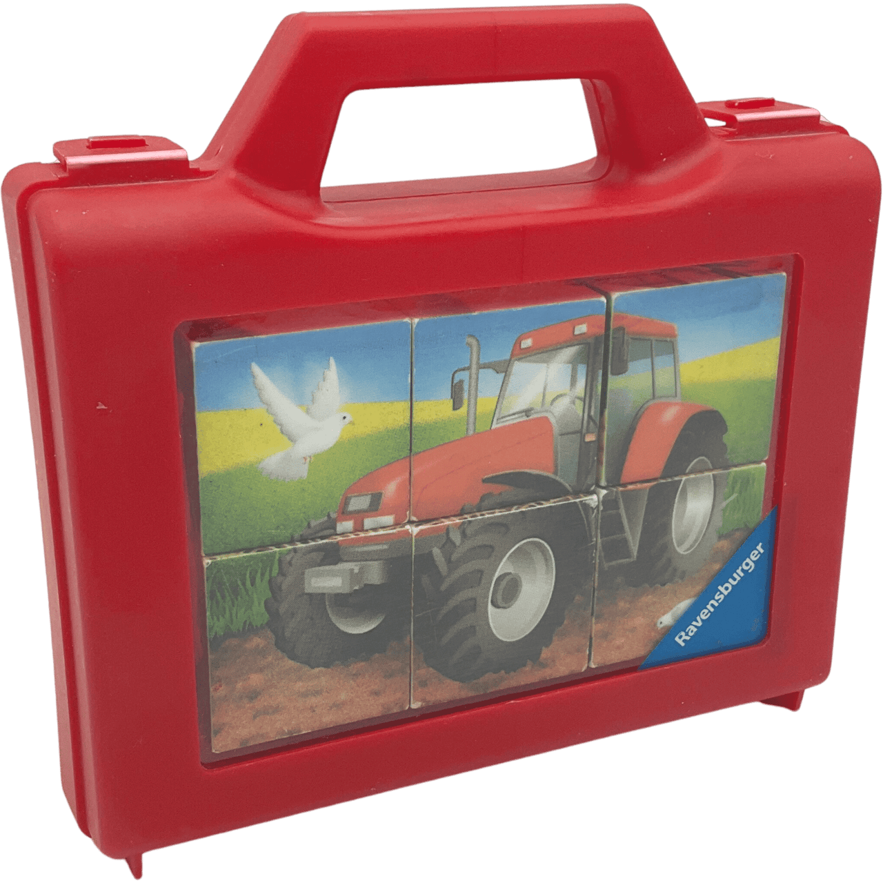 Valisette Puzzle 6 cubes La ferme - KIDIBAM