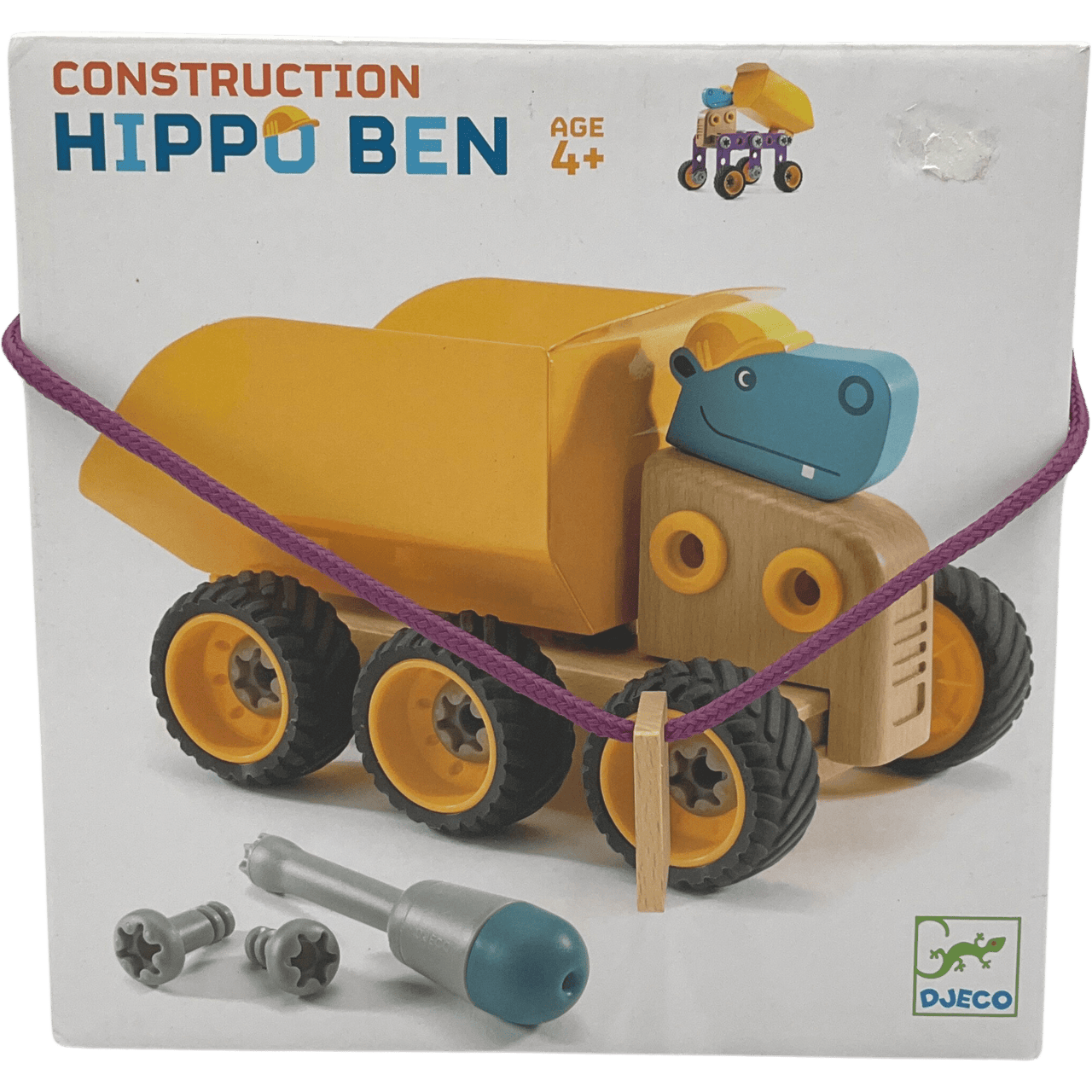 Véhicule à construire Zoo Block Hippo Ben - KIDIBAM