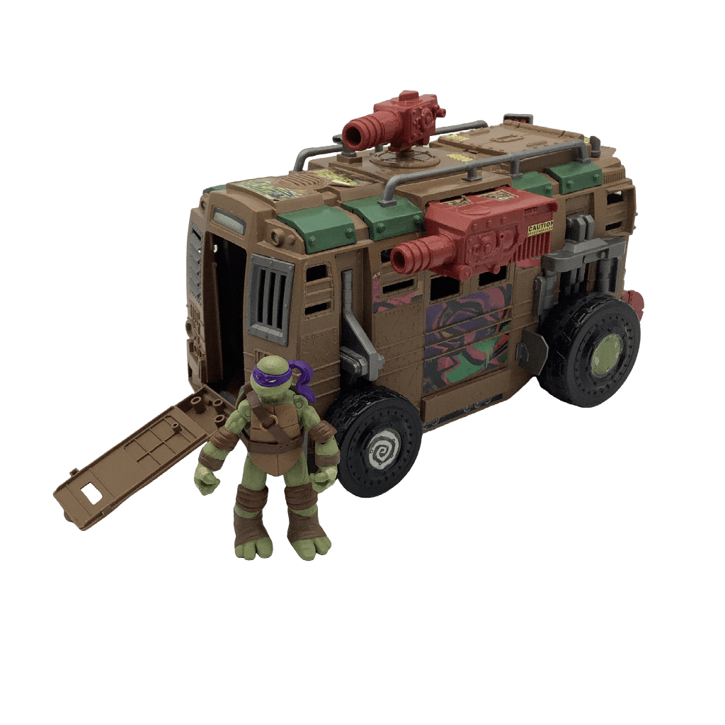 Véhicule Tortue Ninja 31 cm et Donatello 11 cm - KIDIBAM