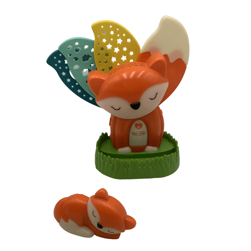 Veilleuse projecteur musical renard - KIDIBAM