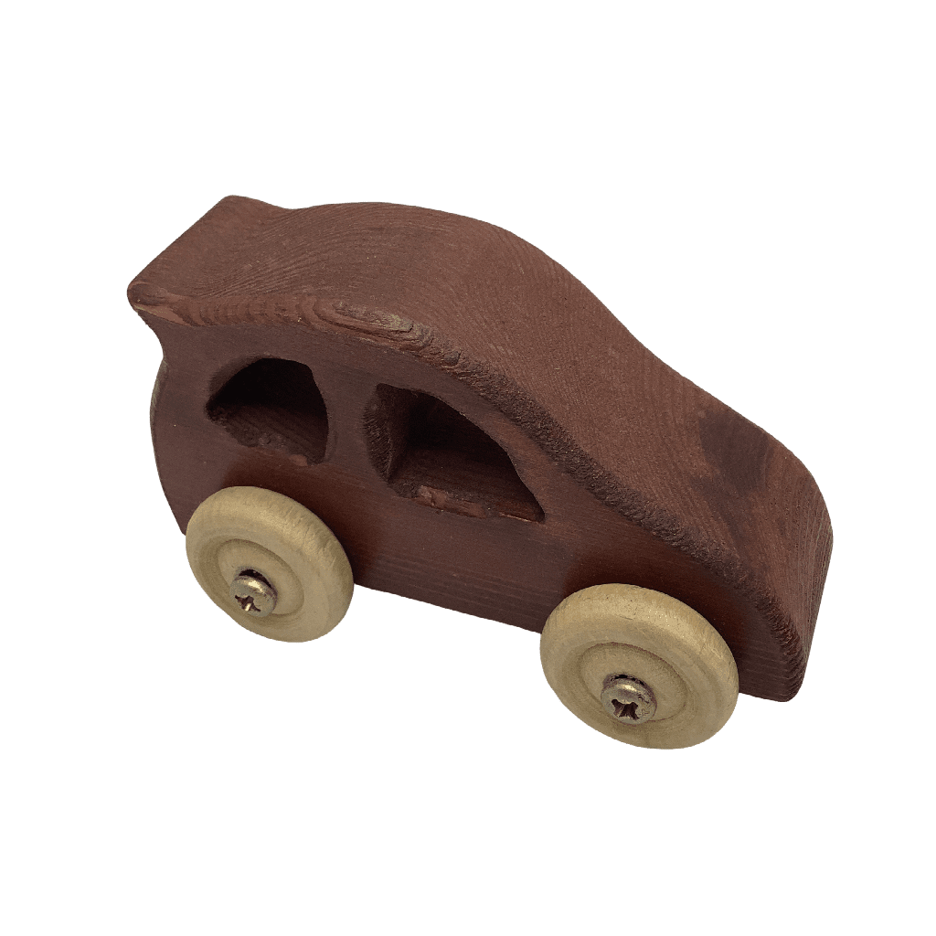 Voiture en bois massif 10cm - KIDIBAM