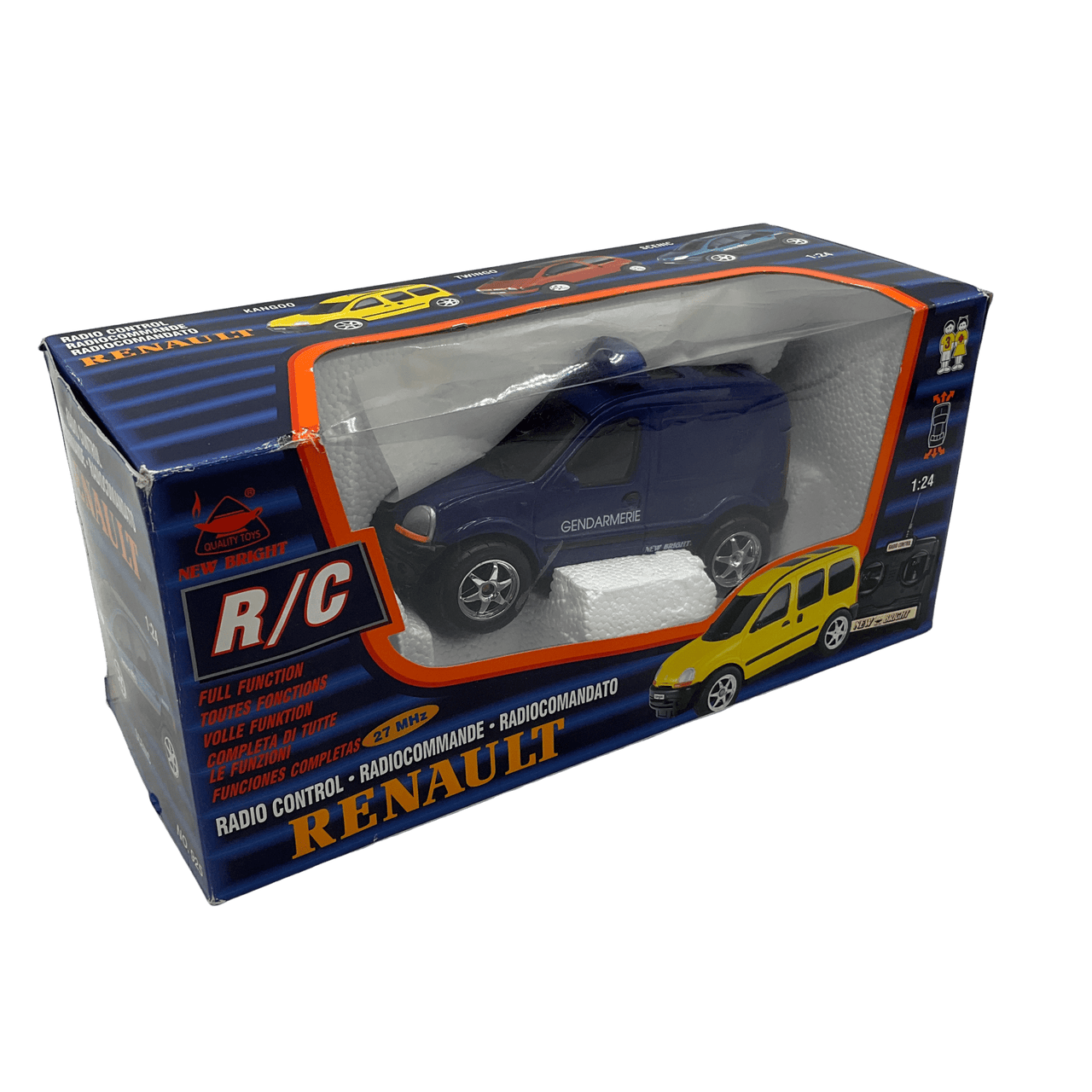 Voiture radiocommandé Renault gendarmerie 1:24 - KIDIBAM